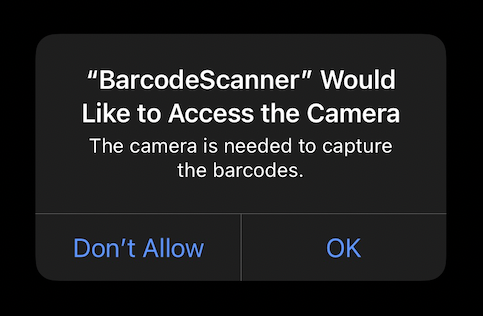 Nach Kameraberechtigung fragen