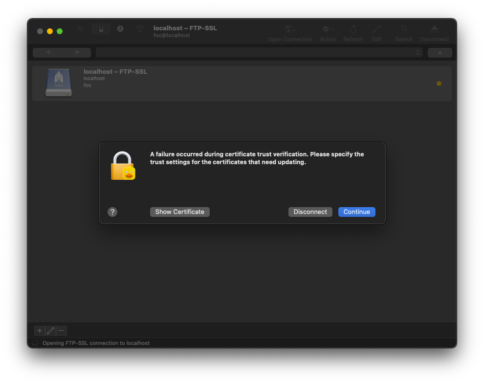 Zertifikatvertrauensueberpruefung